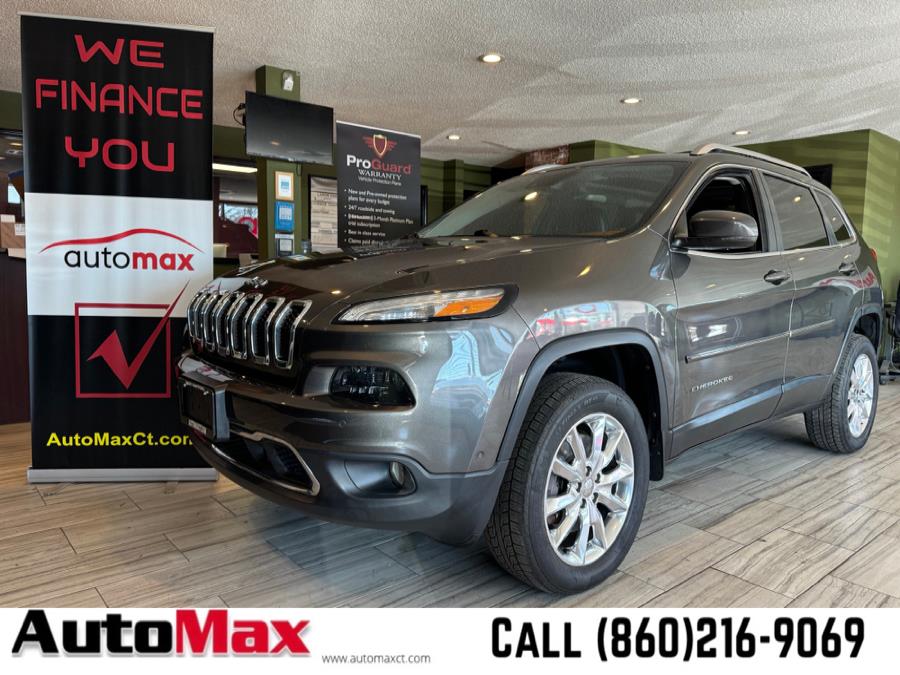 2014 Jeep Cherokee 4WD 4dr Limited, available for sale in West Hartford, Connecticut | AutoMax. West Hartford, Connecticut