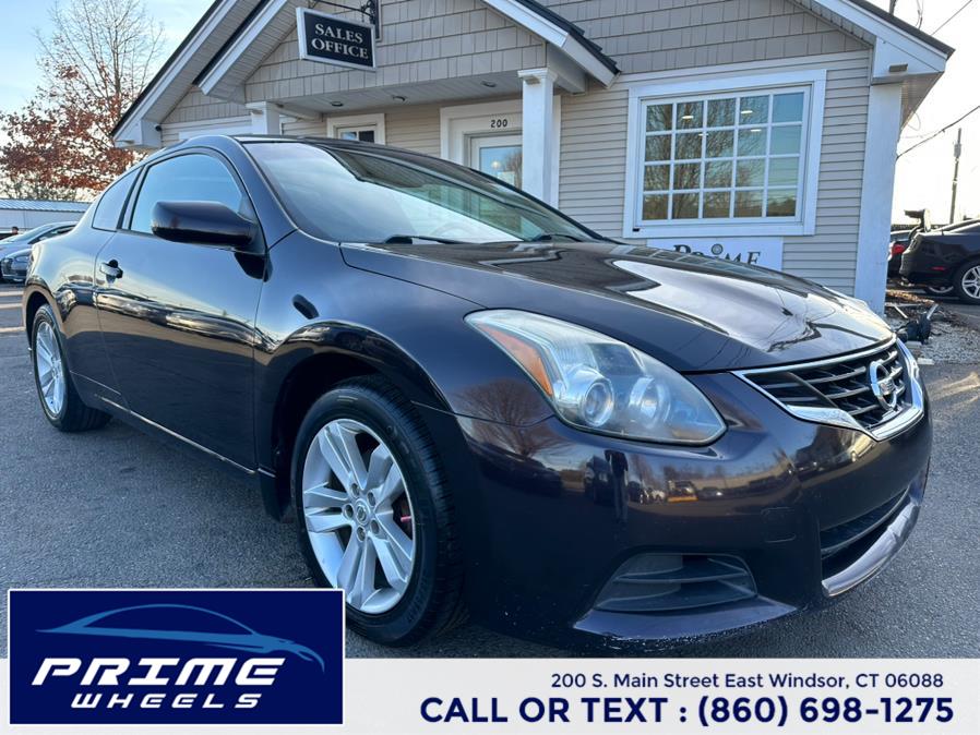 2013 Nissan Altima 2dr Cpe I4 2.5 S, available for sale in East Windsor, Connecticut | Prime Wheels. East Windsor, Connecticut