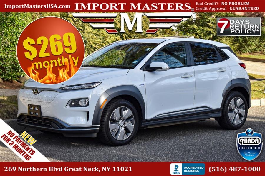 Used 2019 Hyundai Kona Electric in Great Neck, New York | Camy Cars. Great Neck, New York