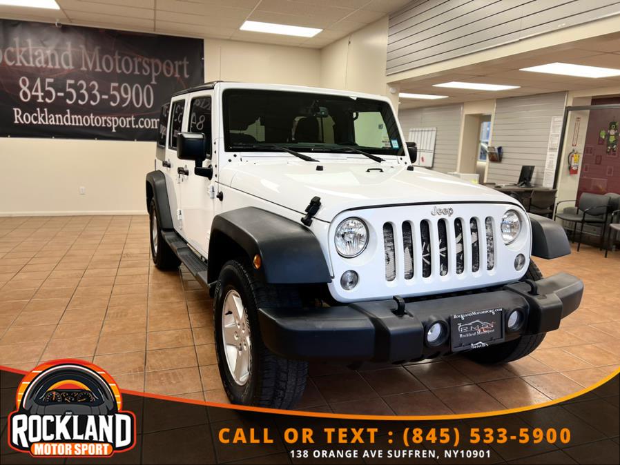 2018 Jeep Wrangler JK Unlimited Sport S 4x4, available for sale in Suffern, New York | Rockland Motor Sport. Suffern, New York