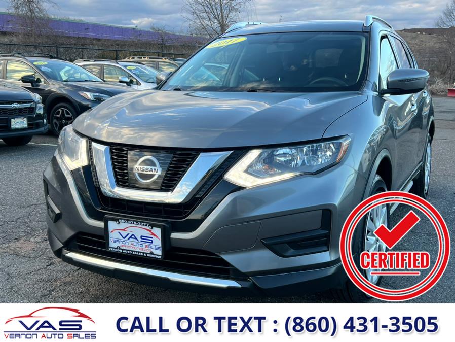 2017 Nissan Rogue AWD S, available for sale in Manchester, Connecticut | Vernon Auto Sale & Service. Manchester, Connecticut