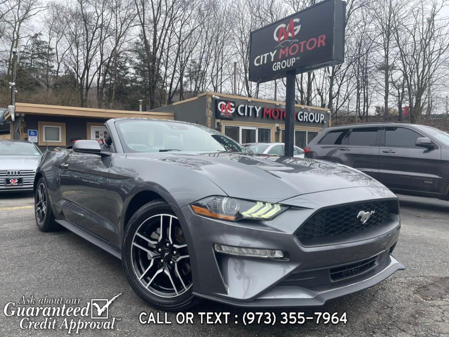 2021 Ford Mustang EcoBoost Premium Convertible, available for sale in Haskell, New Jersey | City Motor Group Inc.. Haskell, New Jersey