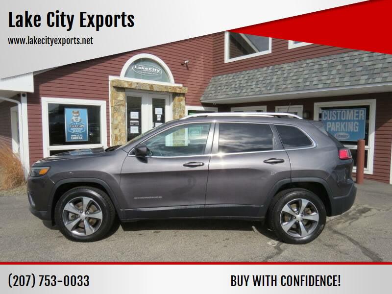 2019 Jeep Cherokee Limited 4x4 4dr SUV, available for sale in Auburn, Maine | Lake City Exports Inc. Auburn, Maine
