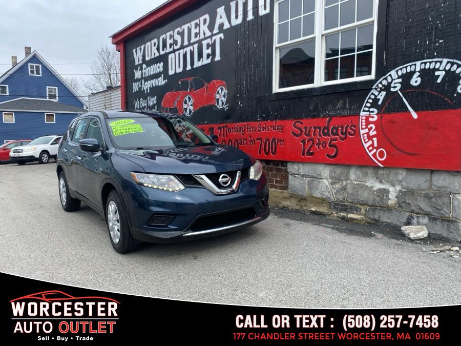 2015 Nissan Rogue AWD 4dr SL, available for sale in Worcester, Massachusetts | Worcester Auto Outlet LLC. Worcester, Massachusetts