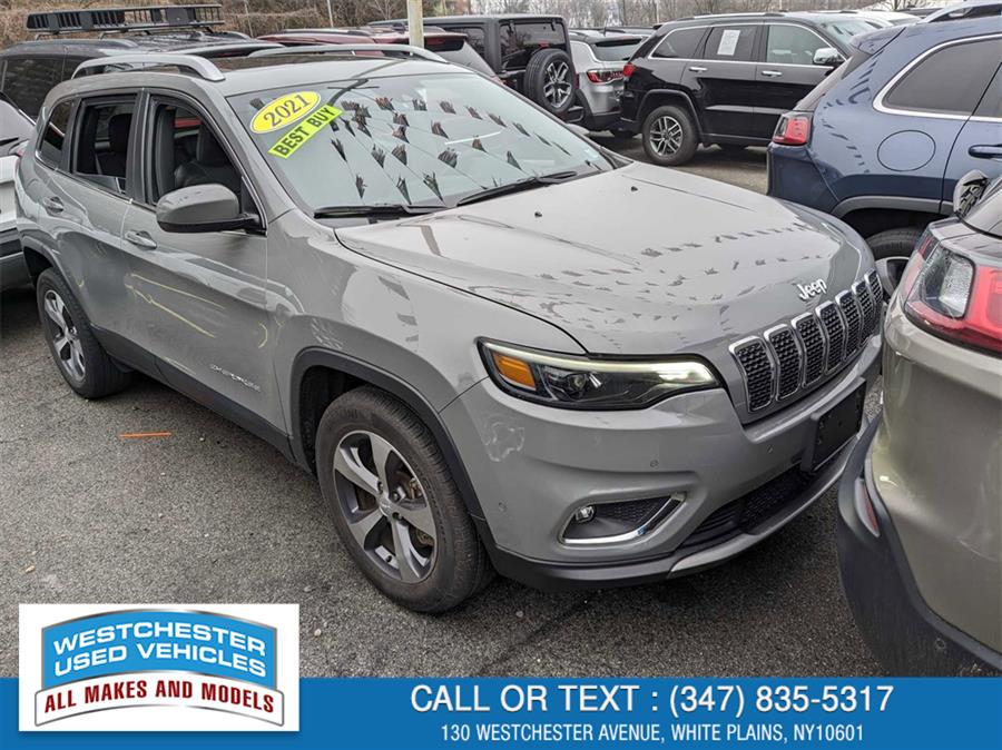 2021 Jeep Cherokee Limited, available for sale in White Plains, New York | Apex Westchester Used Vehicles. White Plains, New York