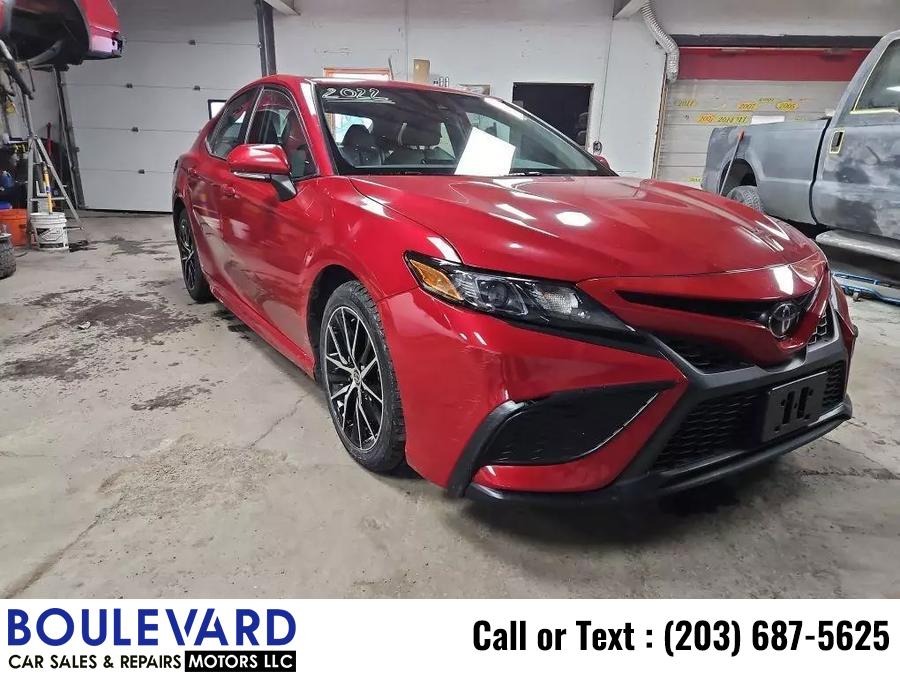 2022 Toyota Camry SE Sedan 4D, available for sale in New Haven, Connecticut | Boulevard Motors LLC. New Haven, Connecticut