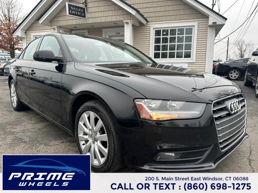 2014 Audi A4 4dr Sdn Auto quattro 2.0T Premium, available for sale in East Windsor, Connecticut | Prime Wheels. East Windsor, Connecticut