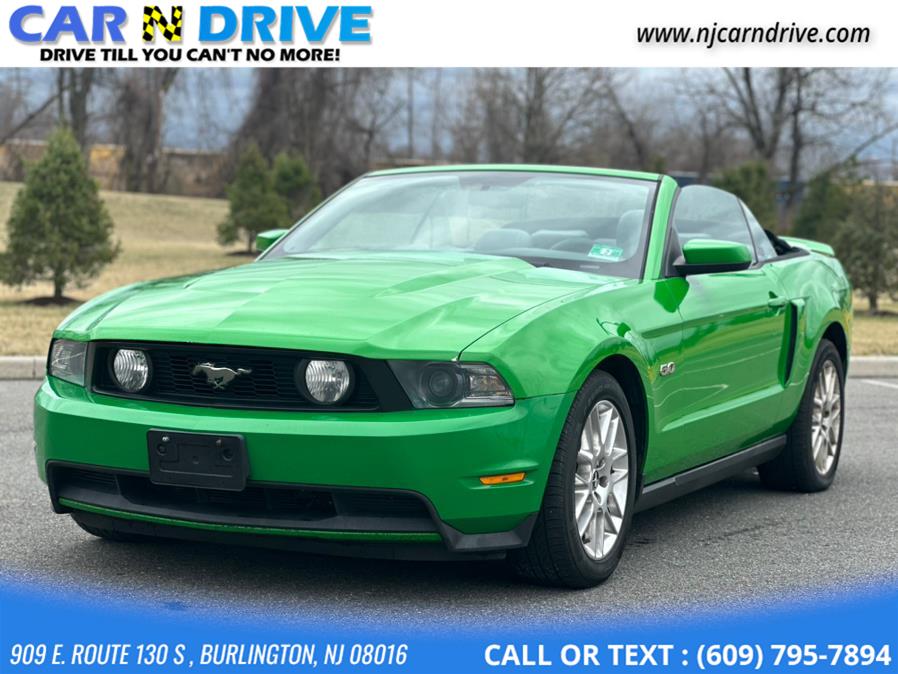 2012 Ford Mustang GT Convertible, available for sale in Burlington, New Jersey | Car N Drive. Burlington, New Jersey