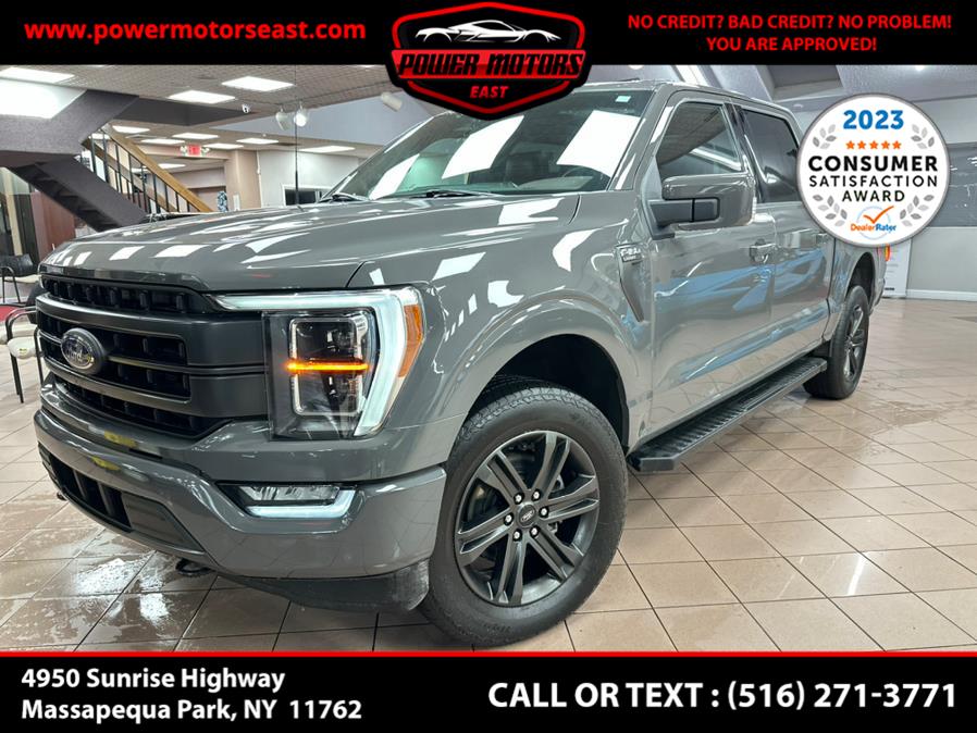 2021 Ford F-150 LARIAT 4WD SuperCrew 5.5'' Box, available for sale in Massapequa Park, New York | Power Motors East. Massapequa Park, New York