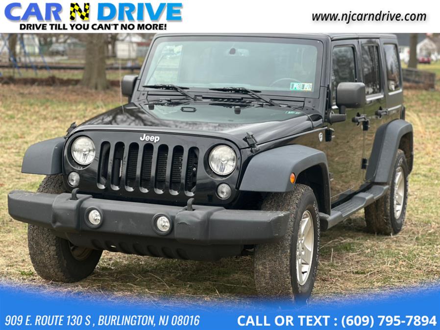2014 Jeep Wrangler Unlimited Sport 4WD, available for sale in Burlington, New Jersey | Car N Drive. Burlington, New Jersey