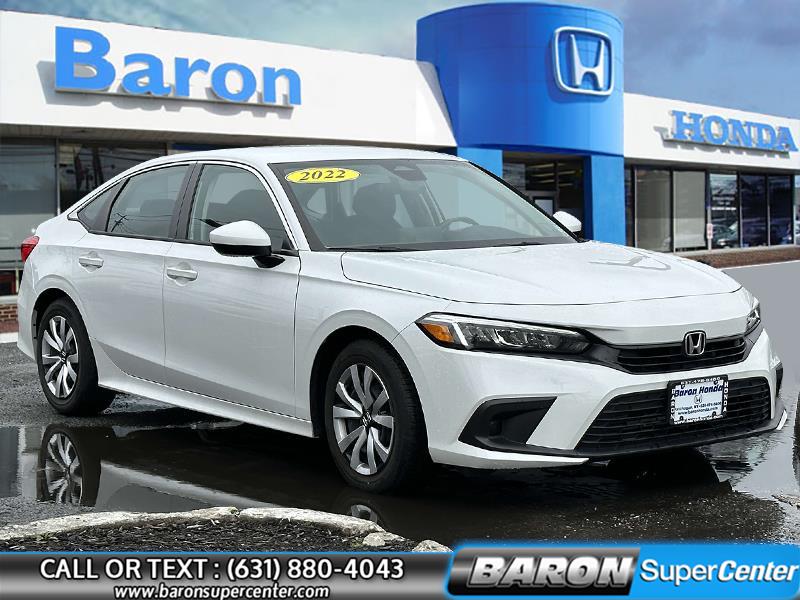 2022 Honda Civic Sedan LX, available for sale in Patchogue, New York | Baron Supercenter. Patchogue, New York