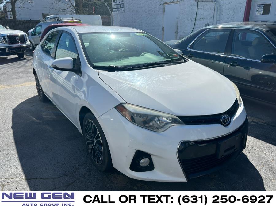 2015 Toyota Corolla 4dr Sdn CVT S (Natl), available for sale in West Babylon, New York | New Gen Auto Group. West Babylon, New York