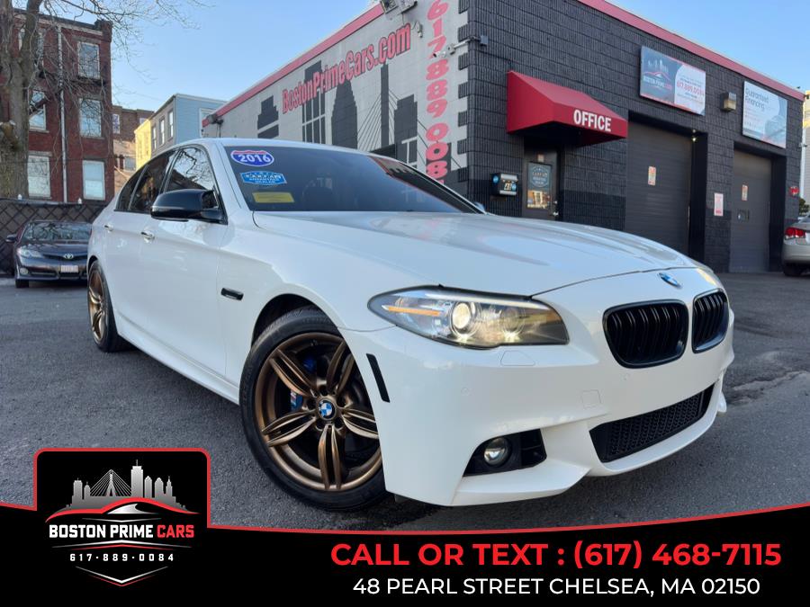 2016 BMW 5 Series 4dr Sdn 535i xDrive AWD, available for sale in Chelsea, Massachusetts | Boston Prime Cars Inc. Chelsea, Massachusetts