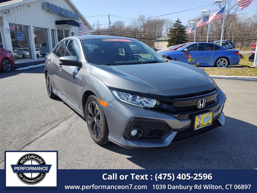 2018 Honda Civic Hatchback EX CVT, available for sale in Wilton, Connecticut | Performance Motor Cars Of Connecticut LLC. Wilton, Connecticut