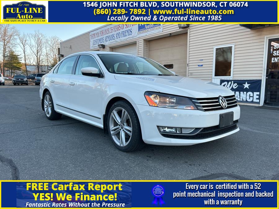 2015 Volkswagen Passat 4dr Sdn 1.8T Auto Sport PZEV, available for sale in South Windsor , Connecticut | Ful-line Auto LLC. South Windsor , Connecticut