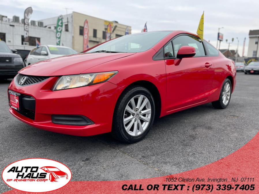 2012 Honda Civic Cpe 2dr Auto EX, available for sale in Irvington , New Jersey | Auto Haus of Irvington Corp. Irvington , New Jersey
