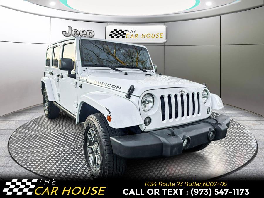 2016 Jeep Wrangler Unlimited 4WD 4dr Rubicon, available for sale in Butler, New Jersey | The Car House. Butler, New Jersey