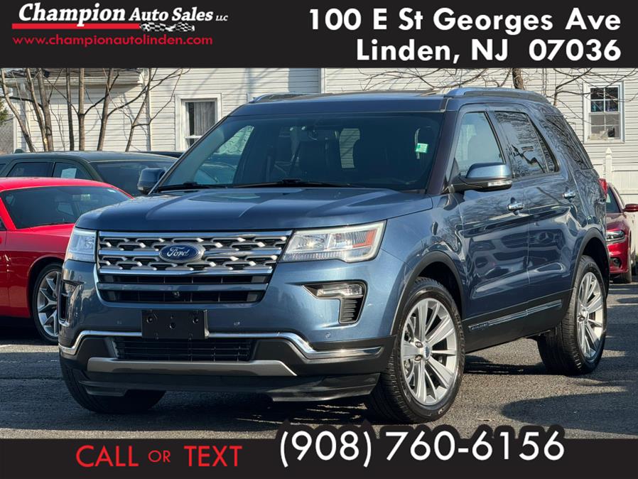 2018 Ford Explorer Limited 4WD, available for sale in Linden, New Jersey | Champion Used Auto Sales. Linden, New Jersey