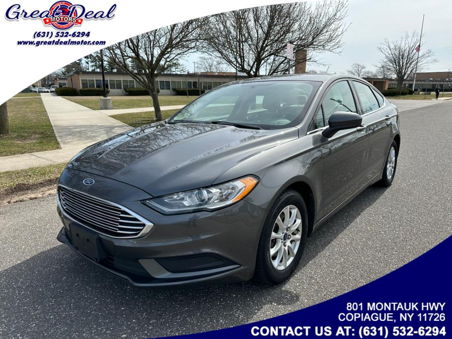 2017 Ford Fusion S FWD, available for sale in Copiague, New York | Great Deal Motors. Copiague, New York