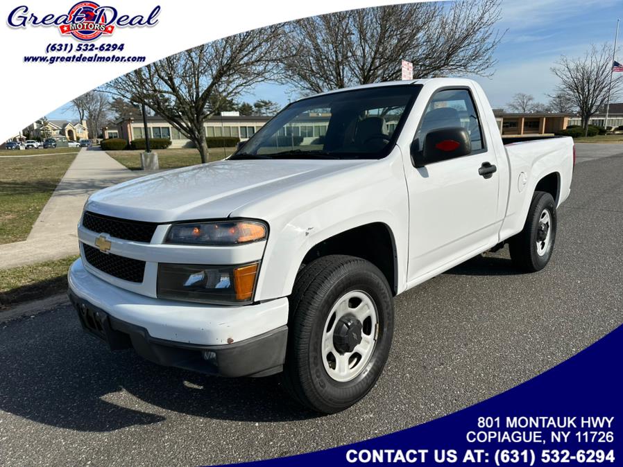 2010 Chevrolet Colorado 4WD Reg Cab 111.2" Work Truck, available for sale in Copiague, New York | Great Deal Motors. Copiague, New York