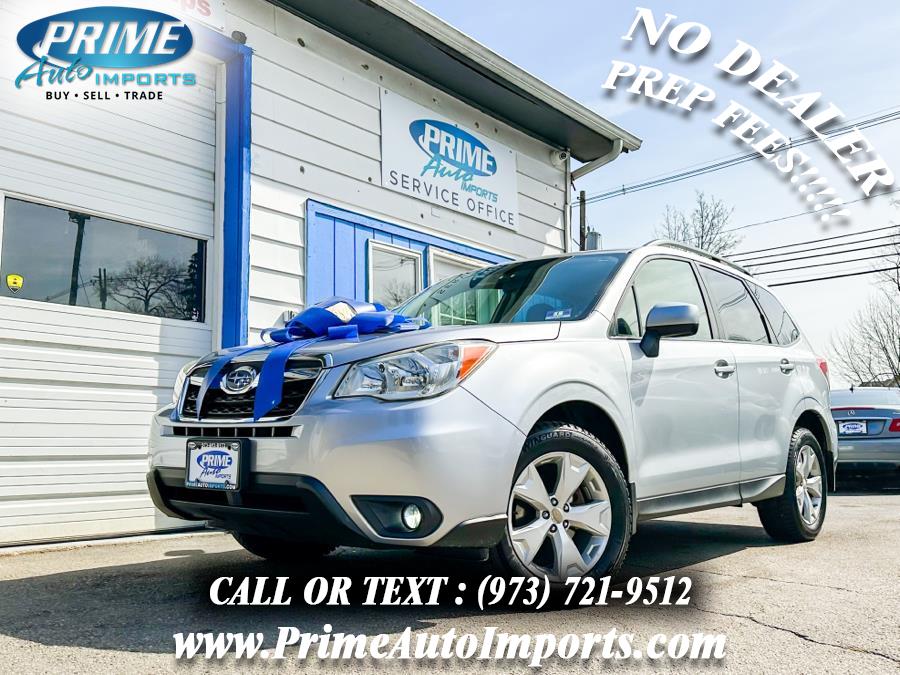 2015 Subaru Forester 4dr CVT 2.5i Premium PZEV, available for sale in Bloomingdale, New Jersey | Prime Auto Imports. Bloomingdale, New Jersey