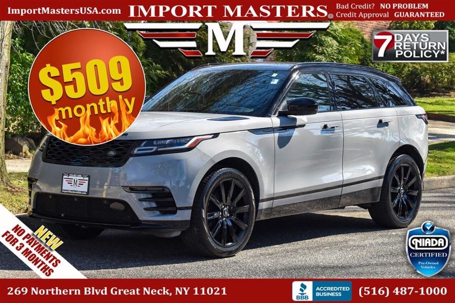Used 2020 Land Rover Range Rover Velar in Great Neck, New York | Camy Cars. Great Neck, New York