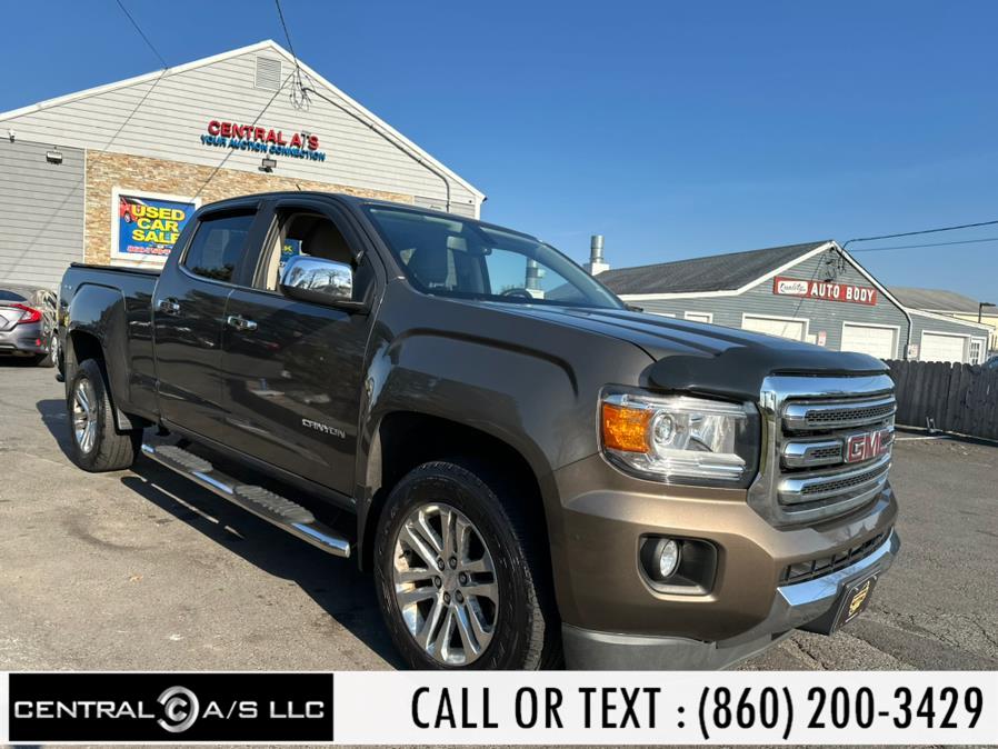 2016 GMC Canyon 4WD Crew Cab 128.3" SLT, available for sale in East Windsor, Connecticut | Central A/S LLC. East Windsor, Connecticut