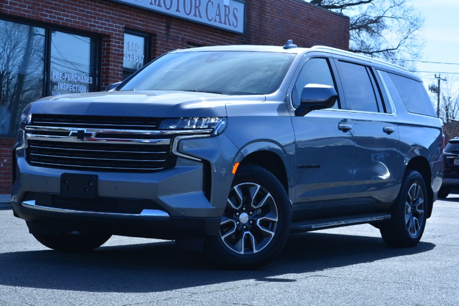 2022 Chevrolet Suburban 4WD 4dr LT, available for sale in ENFIELD, Connecticut | Longmeadow Motor Cars. ENFIELD, Connecticut