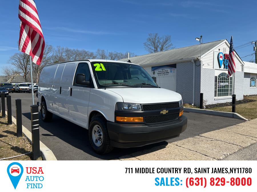 2021 Chevrolet Express Cargo Van RWD 2500 155", available for sale in Saint James, New York | USA Auto Find. Saint James, New York