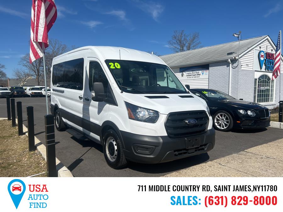 2020 Ford Transit Passenger Wagon T-350 148" Med Roof XL RWD, available for sale in Saint James, New York | USA Auto Find. Saint James, New York