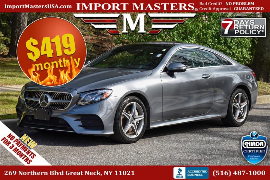Used Mercedes-benz E-class E 450 4MATIC AWD 2dr Coupe 2019 | Camy Cars. Great Neck, New York