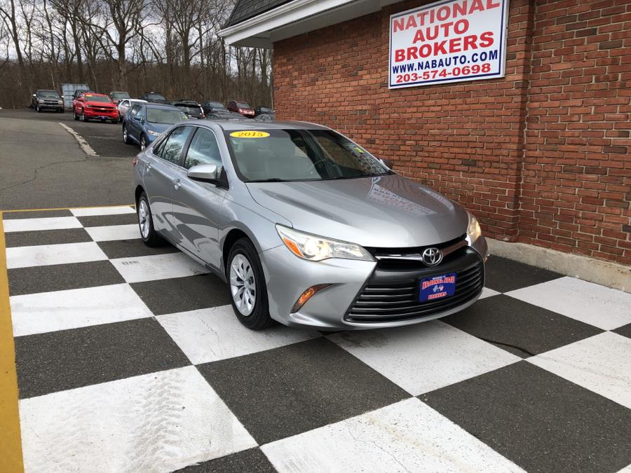 2015 Toyota Camry 4dr Sdn  Auto LE, available for sale in Waterbury, Connecticut | National Auto Brokers, Inc.. Waterbury, Connecticut