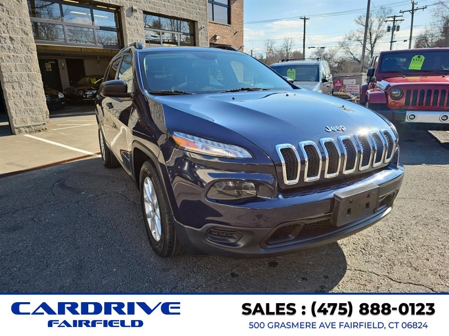 2016 Jeep Cherokee 4WD 4dr Sport, available for sale in New Haven, Connecticut | Performance Auto Sales LLC. New Haven, Connecticut
