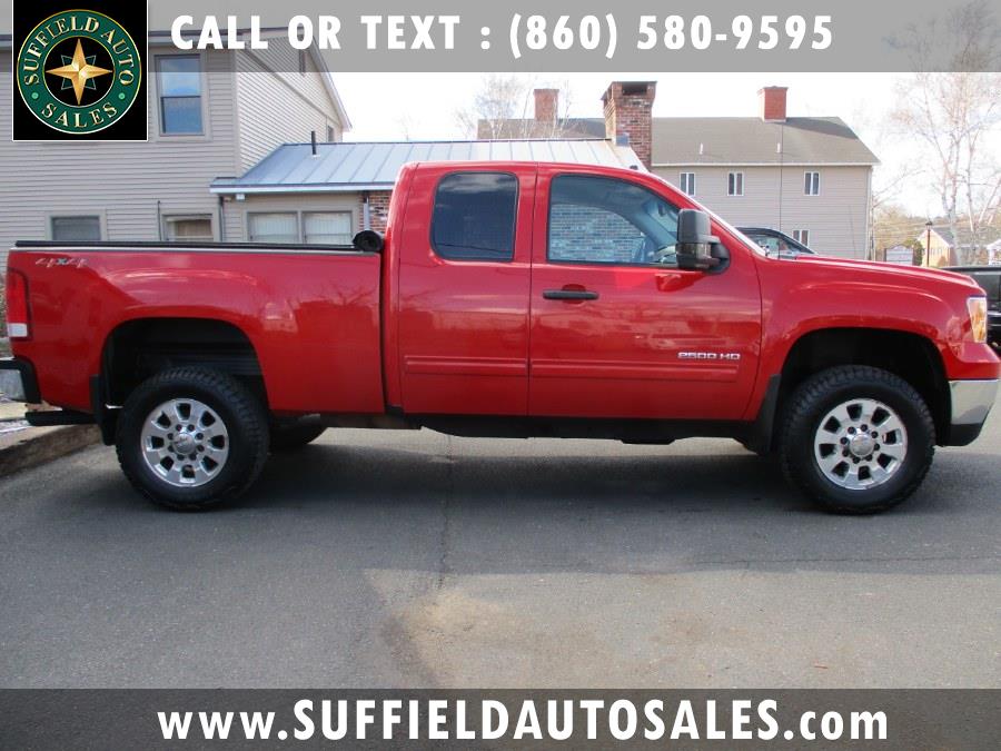 2013 GMC Sierra 2500HD 4WD Ext Cab 144.2" SLE, available for sale in Suffield, Connecticut | Suffield Auto LLC. Suffield, Connecticut