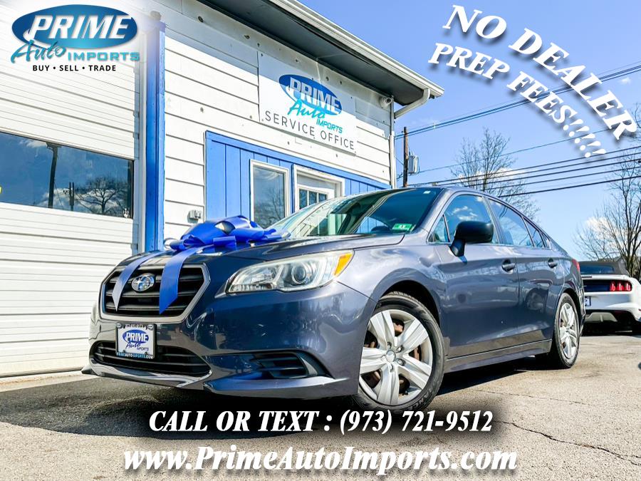 2016 Subaru Legacy 4dr Sdn 2.5i PZEV, available for sale in Bloomingdale, New Jersey | Prime Auto Imports. Bloomingdale, New Jersey