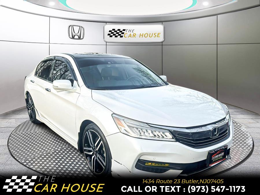 2016 Honda Accord Sedan 4dr V6 Auto Touring, available for sale in Butler, New Jersey | The Car House. Butler, New Jersey