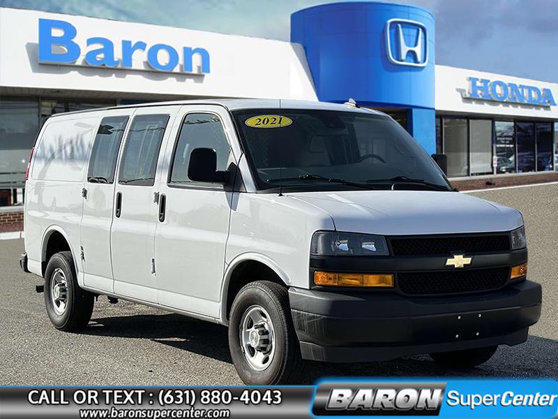 Used 2021 Chevrolet Express Cargo Van in Patchogue, New York | Baron Supercenter. Patchogue, New York