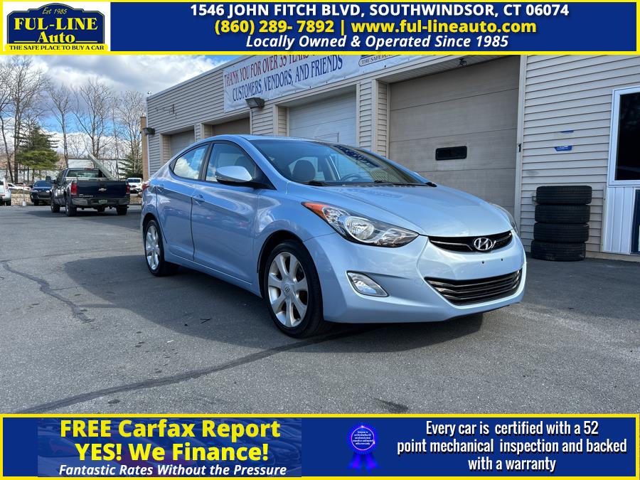 2012 Hyundai Elantra 4dr Sdn Auto Limited, available for sale in South Windsor , Connecticut | Ful-line Auto LLC. South Windsor , Connecticut
