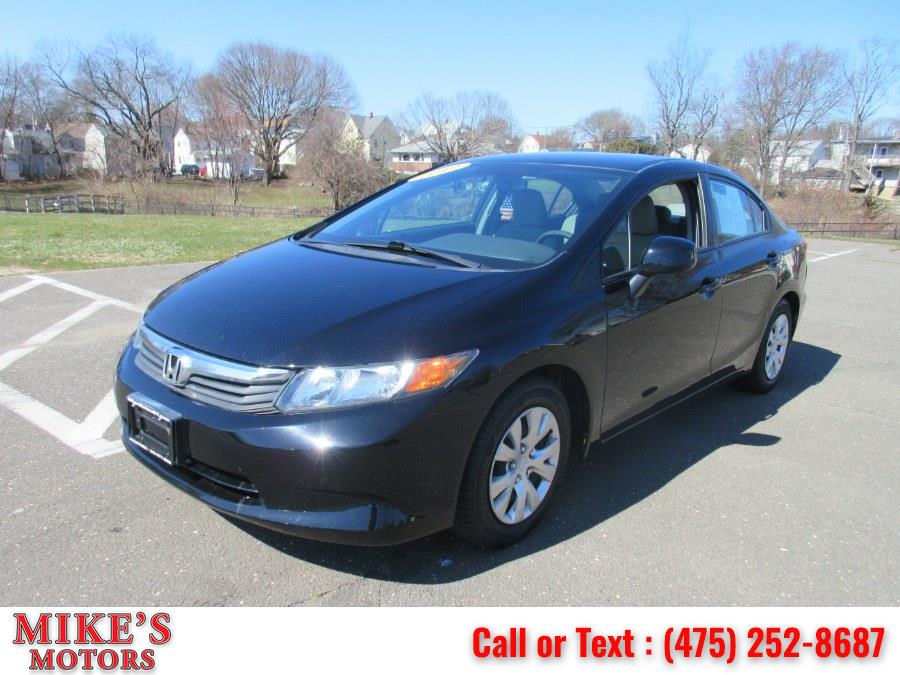 Used 2012 Honda Civic Sdn in Stratford, Connecticut | Mike's Motors LLC. Stratford, Connecticut