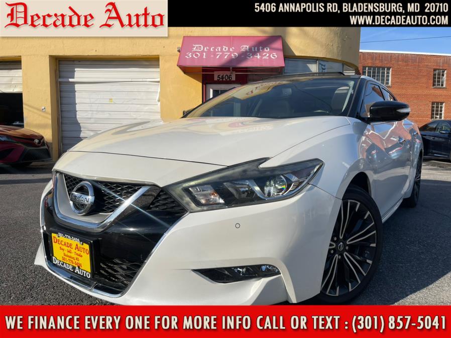 2016 Nissan Maxima 4dr Sdn 3.5 SR, available for sale in Bladensburg, Maryland | Decade Auto. Bladensburg, Maryland