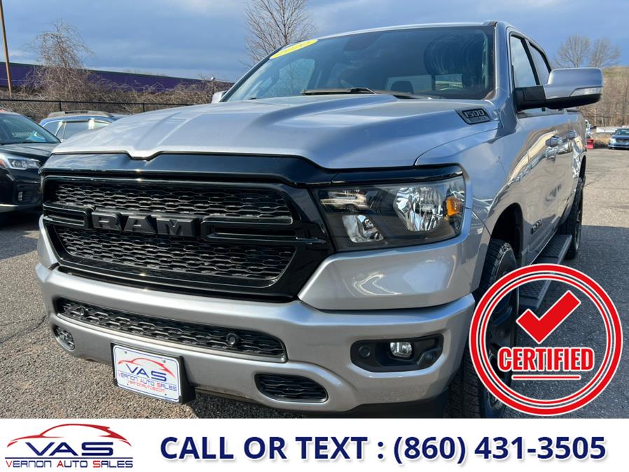 2020 Ram 1500 Big Horn 4x4 Crew Cab 5''7" Box, available for sale in Manchester, Connecticut | Vernon Auto Sale & Service. Manchester, Connecticut