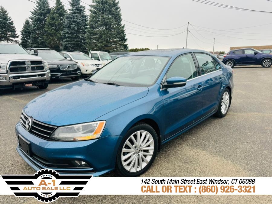 2015 Volkswagen Jetta Sedan 4dr Auto 1.8T SE PZEV, available for sale in East Windsor, Connecticut | A1 Auto Sale LLC. East Windsor, Connecticut