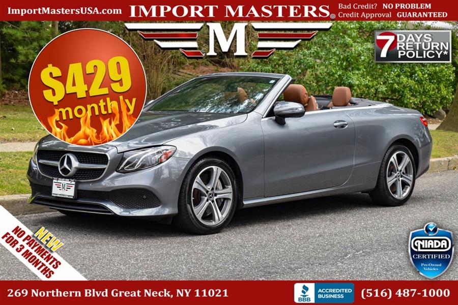 2018 Mercedes-benz E-class E 400 4MATIC AWD 2dr Cabriolet, available for sale in Great Neck, New York | Camy Cars. Great Neck, New York
