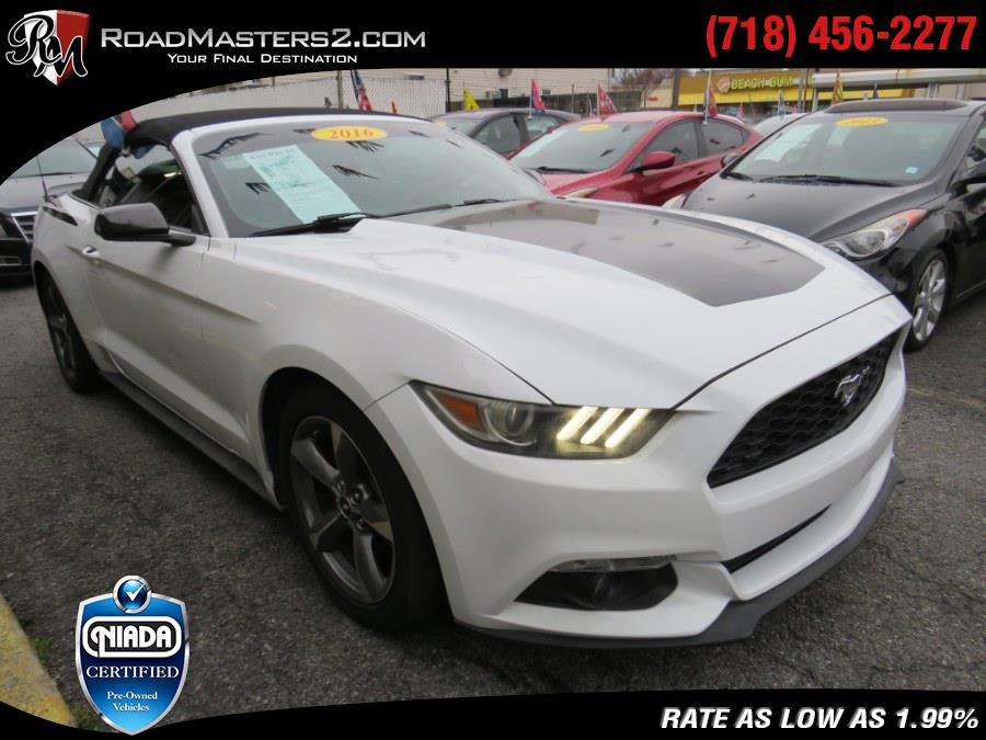 2016 Ford Mustang 2dr Conv V6, available for sale in Middle Village, New York | Road Masters II INC. Middle Village, New York