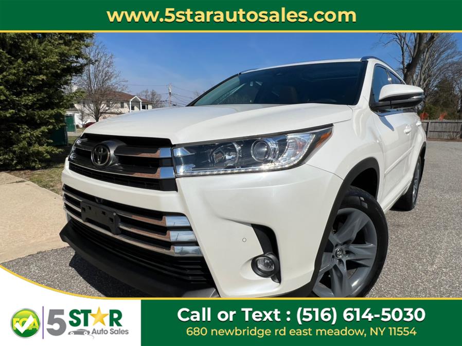 2019 Toyota Highlander Limited V6 AWD (Natl), available for sale in East Meadow, New York | 5 Star Auto Sales Inc. East Meadow, New York 2019 Toyota Highlander Limited V6 AWD (Natl), available for sale in East Meadow, New York | 5 Star Auto Sales Inc. East Meadow, New York
