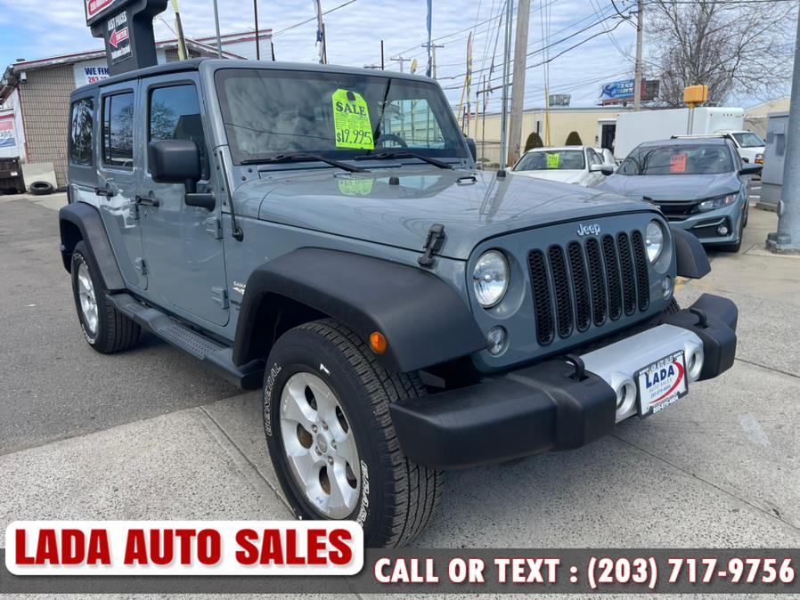 2014 Jeep Wrangler Unlimited 4WD 4dr Sahara, available for sale in Bridgeport, Connecticut | Lada Auto Sales. Bridgeport, Connecticut