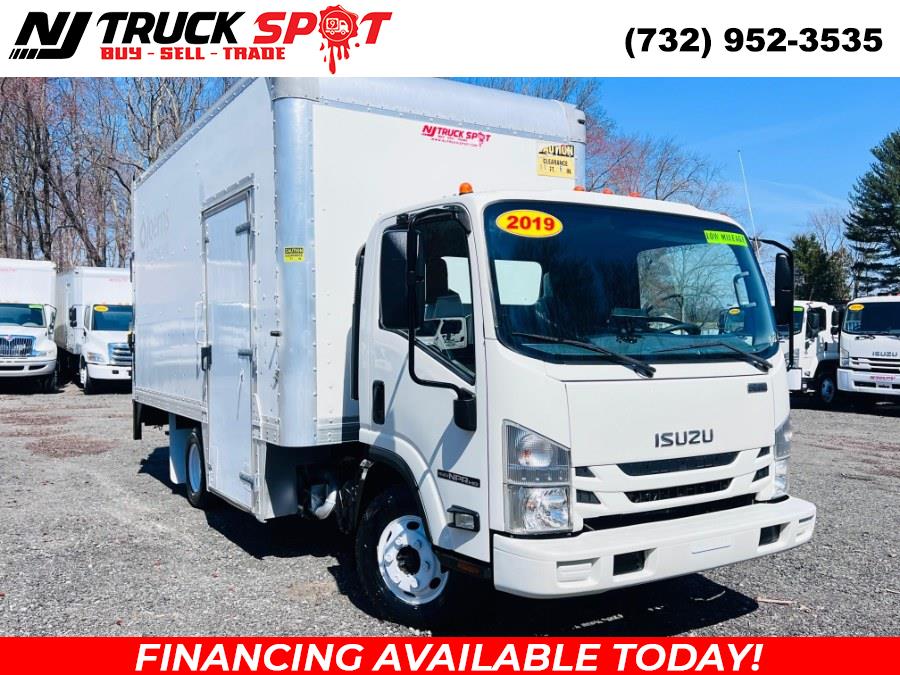 2019 ISUZU NPR HD DIESEL 16FT DRY BOX + HUGE RAIL GATE + SIDE DOOR + NO CDL, available for sale in South Amboy, New Jersey | NJ Truck Spot. South Amboy, New Jersey