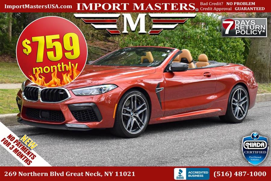2020 BMW M8 Competition AWD 2dr Convertible, available for sale in Great Neck, New York | Camy Cars. Great Neck, New York
