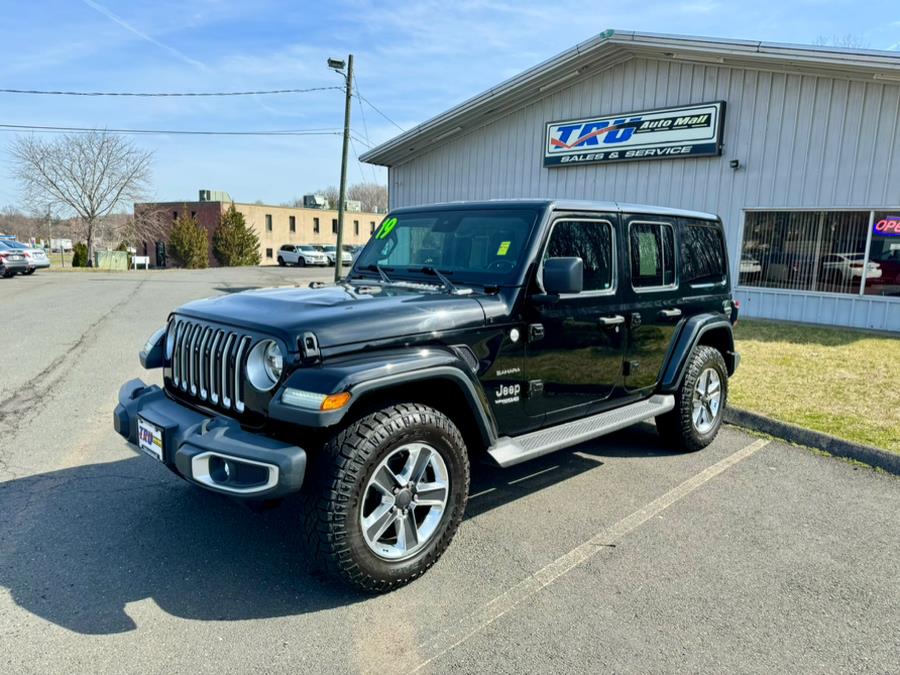 2019 Jeep Wrangler Unlimited Sahara 4x4, available for sale in Berlin, Connecticut | Tru Auto Mall. Berlin, Connecticut