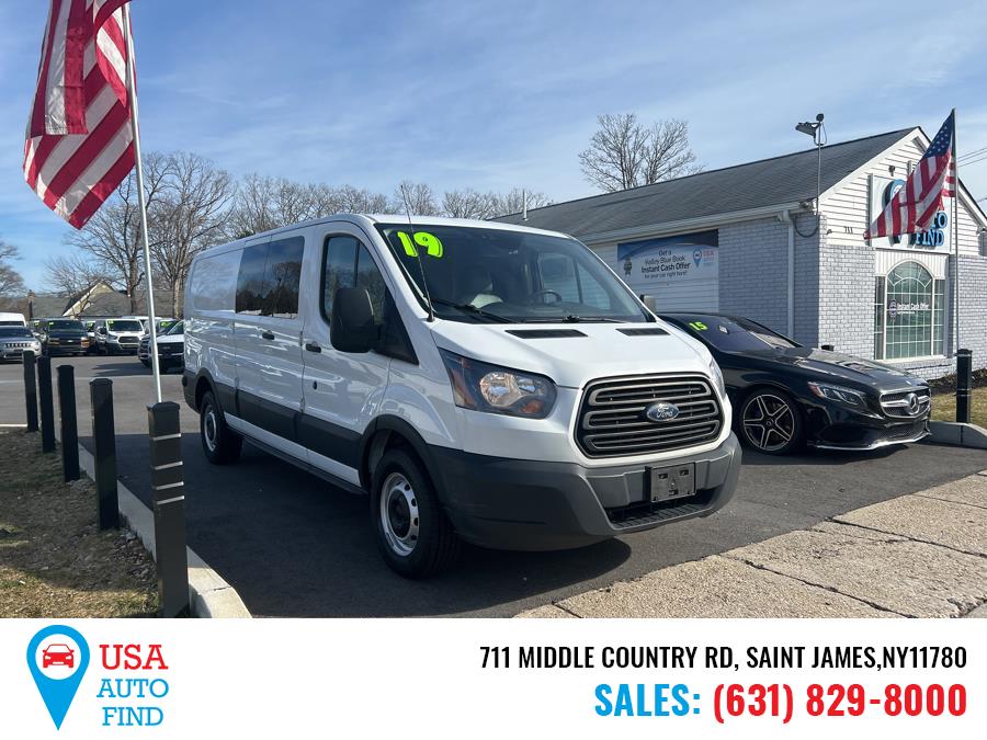 2019 Ford Transit Van T-150 148" Low Rf 8600 GVWR Swing-Out RH Dr, available for sale in Saint James, New York | USA Auto Find. Saint James, New York